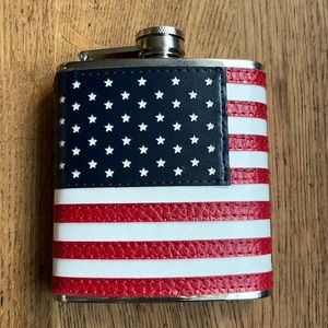 NWOT Stainless Steel Flask | American Flag Design